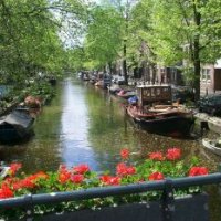 Canal Scene Jordaan, Amsterdam